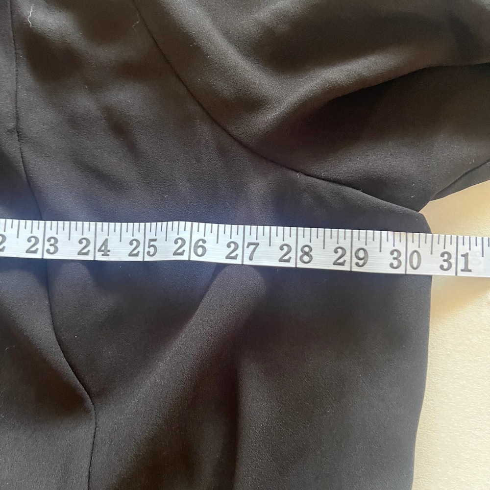 Torrid Open Front Flap Back Blazer Long Sleeve Black Size 3 - Picture 8 of 9